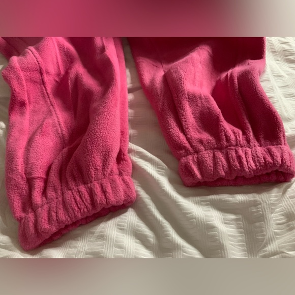 Girls Fleece Overalls Kids Warm Winter Loose Casual Jumpsuits with Pockets - Picture 9 of 10